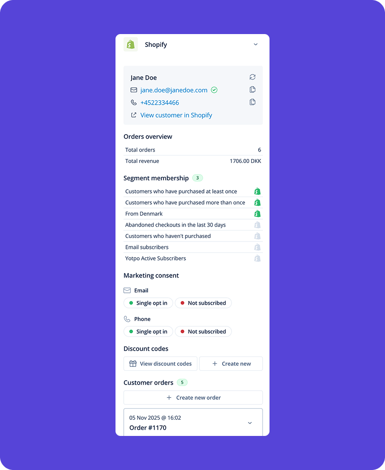 Everything you need, at your fingertips